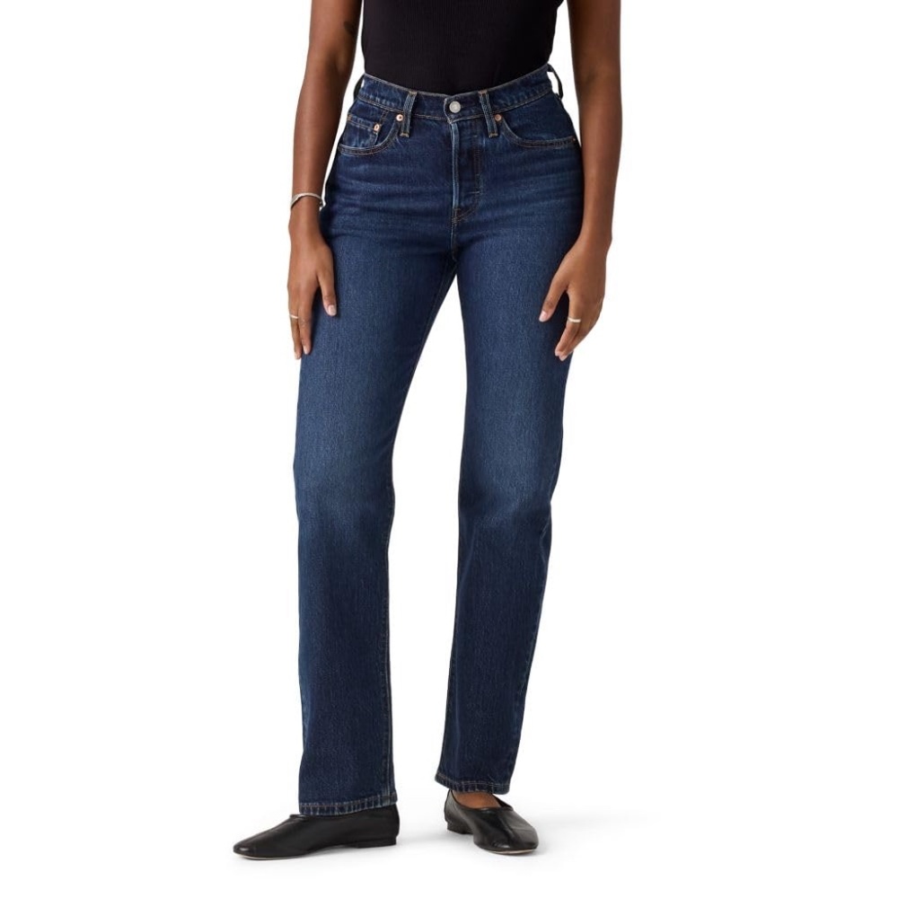 Levi's Women's 501 Curve Jeans Mild Salsa Stretch 24 Short